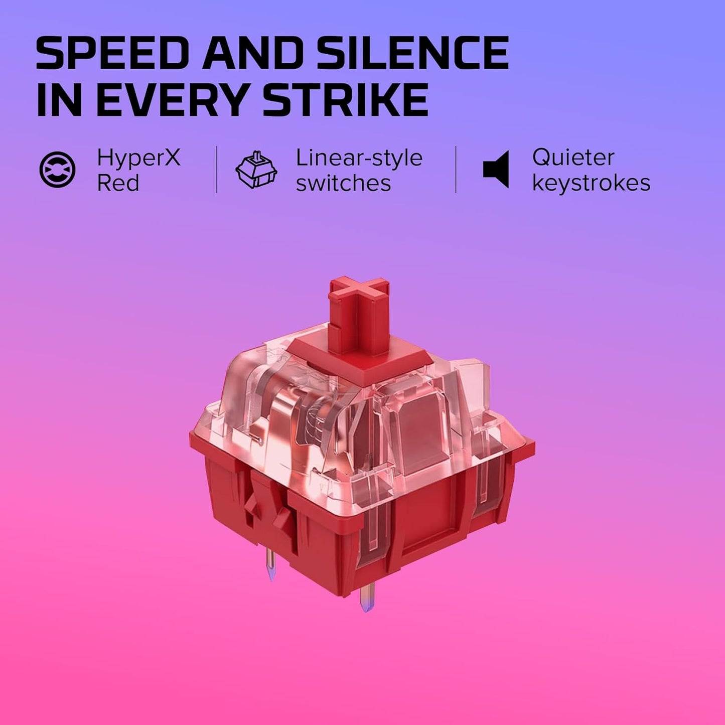 Alloy Origins Core - Tenkeyless Mechanical Gaming Keyboard, Software Controlled Light & Macro Customization, Compact Form Factor, RGB LED Backlit, Linear  Red Switch,Black